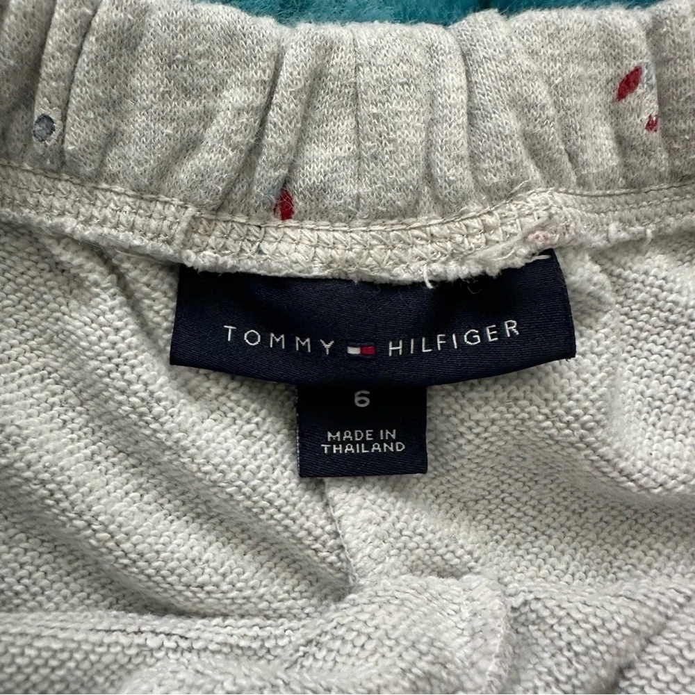 Tommy Hilfiger Kids Gray Shorts Set Size 6 Girls